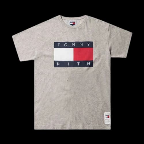 Kith x Tommy Hilfiger Logo T-Shirt 'Grey'