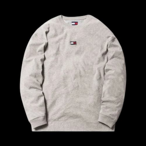 Kith x Tommy Hilfiger Mini Flag Long-Sleeve Tee 'Grey'