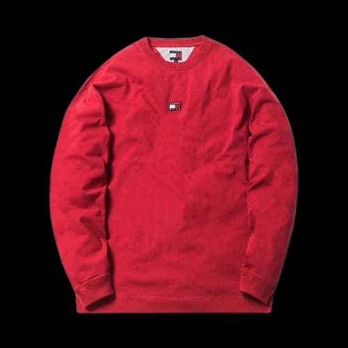 Kith x Tommy Hilfiger Mini Flag Long-Sleeve Tee 'Red'