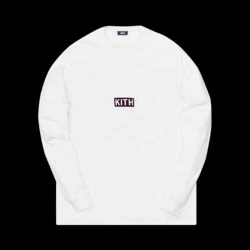 Kith Track Paneled Long-Sleeve T-Shirt 'White'