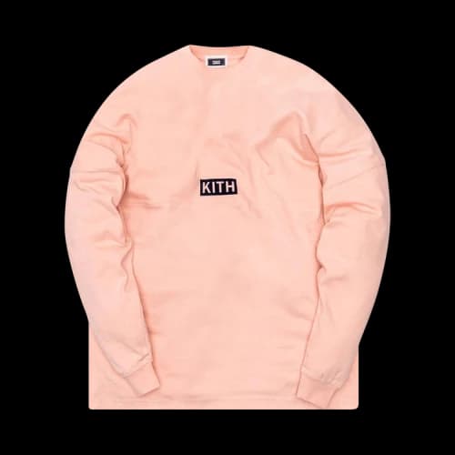 Kith Track Paneled Long-Sleeve T-Shirt 'Pink'