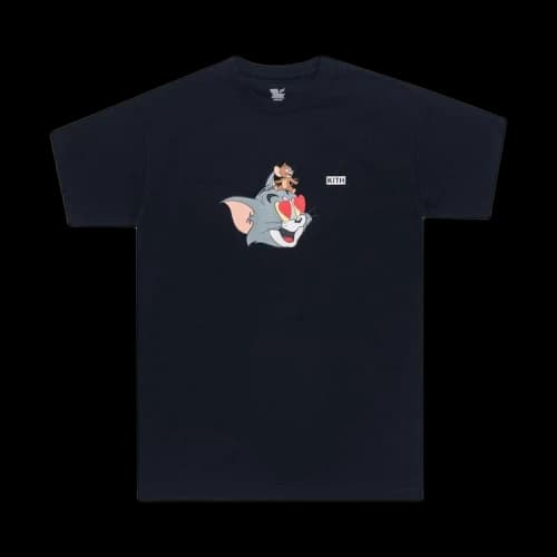 Kith x Tom & Jerry Heart T-Shirt 'Black'