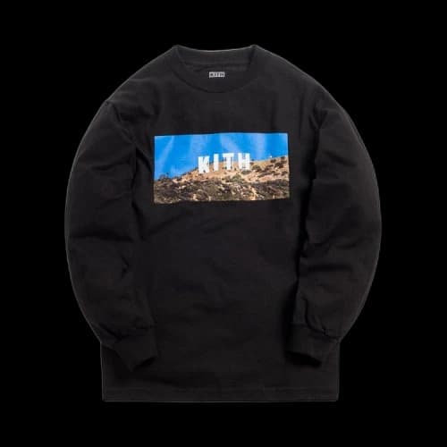 Kith Hollywood Long-Sleeve T-Shirt 'Black'