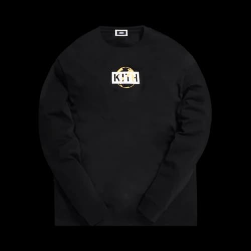 Kith One World Long-Sleeve T-Shirt 'Black'