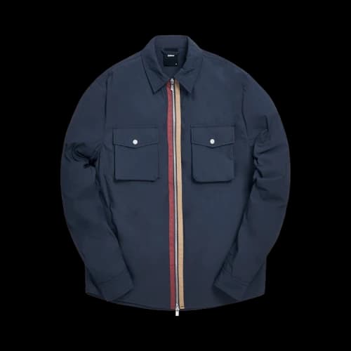KITH Military Crispy Nylon Work Shirt 'Ebony'