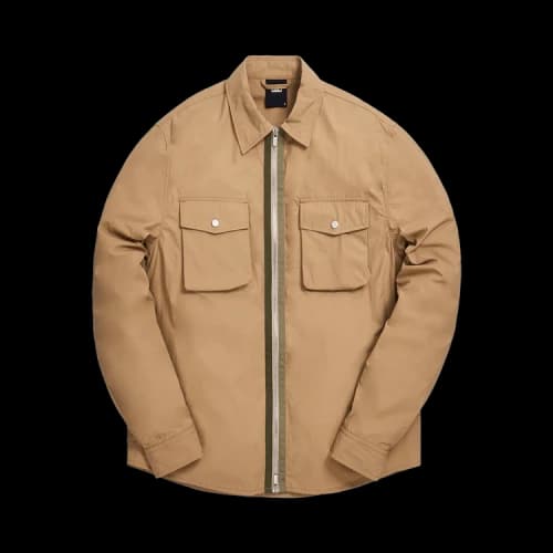 Kith Military Crispy Nylon Work Shirt 'Travertine'