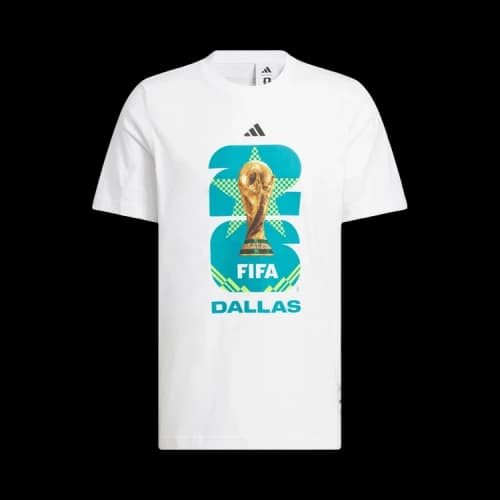 adidas FIFA World Cup 26 Host City Dallas Graphic T-Shirt White