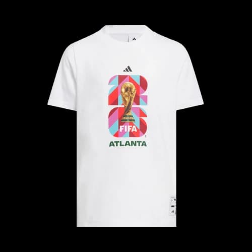adidas Kids FIFA World Cup 26 Host City Atlanta Graphic T-shirt White
