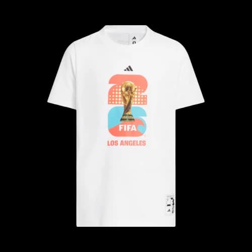 adidas Kids FIFA World Cup 26 Host City Los Angeles Graphic T-shirt White