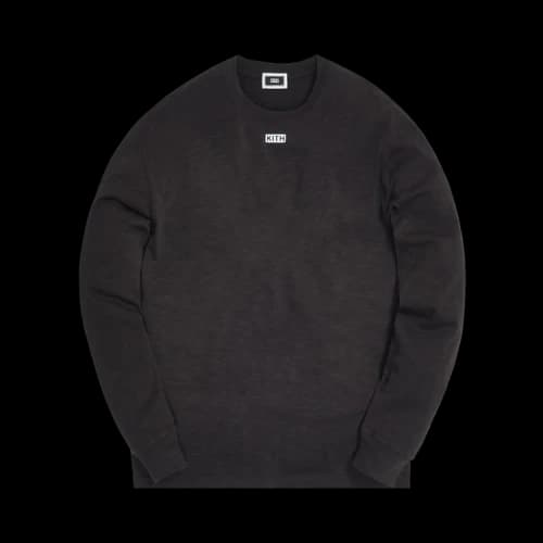Kith JFK Slub Jersey Long-Sleeve Tee 'Espresso'