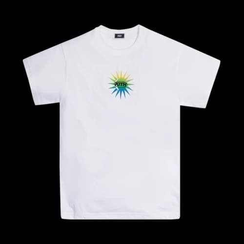 KITH Uprising Sun Tee Pattern Short Sleeve White