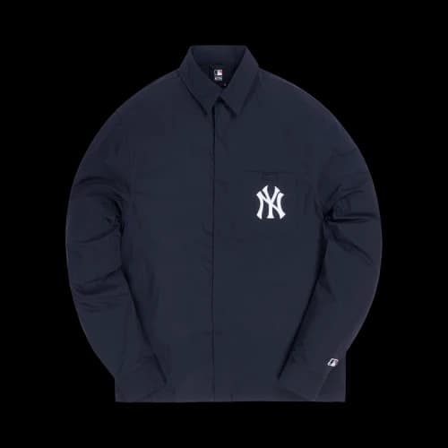 Kith For Major League Baseball New York Yankees Collared Buttondown Shirt 'Navy'