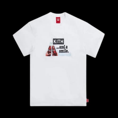 Kith x Coca-Cola Smile Vintage Tee 'White'