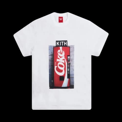 KITH x Coca Cola Crossover Machine Vintage Round Neck Short Sleeve Unisex White