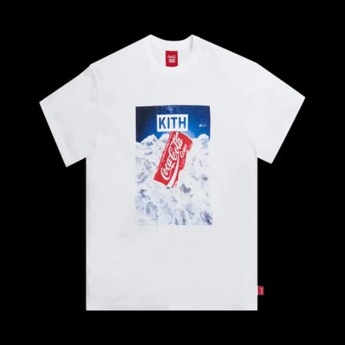 KITH x Coca Cola Crossover Ice Vintage Round Neck Short Sleeve Unisex White