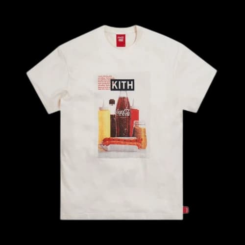 Kith x Coca-Cola Hot Dog Vintage Tee 'Ivory'
