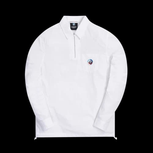 Kith For BMW Quarter Zip Collared Shirt 'White'