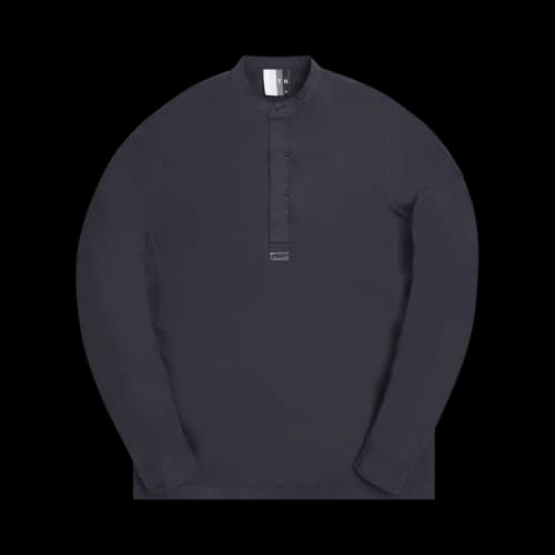 Kith Essex Henley Popover 'Black'