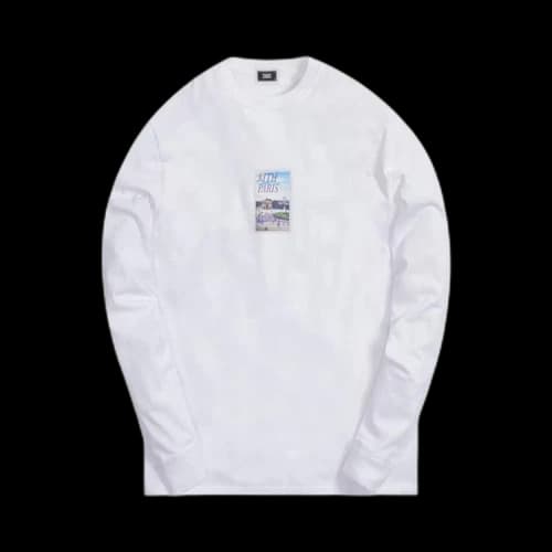 Kith Paris Stamp L/S Tee White