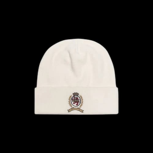 Kith x Tommy Hilfiger Crest Beanie 'Snow White'