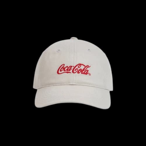 Kith x Coca-Cola Logo Cap 'Sand'