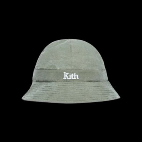 Kith Sandwash Cotton Bucket Hat 'Olive'