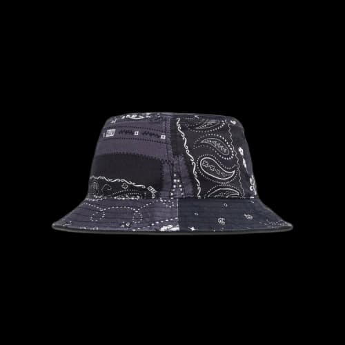 Kith Deconstructed Bandana Bucket Hat 'Black'