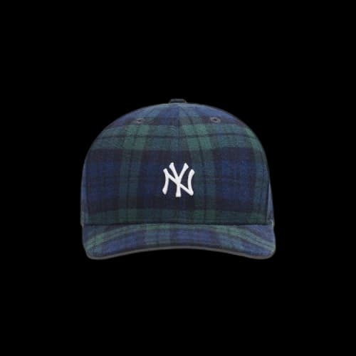 Kith For New York Yankees Plaid New Era Cap 'Blackwatch'