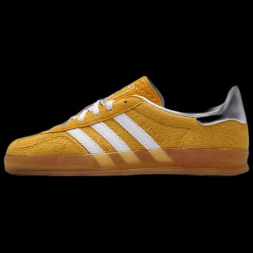 Adidas Originals GAZELLE INDOOR Low top German Army Trainers Women's Yellow