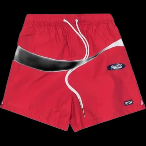 Kith x Coca-Cola Convertible Swim Shorts 'Red'