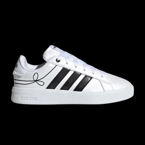 adidas Grand Court 3.0 Big Kid 'Cloud White Core Black'