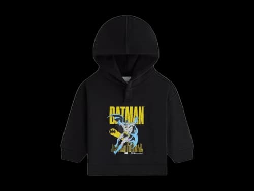 Kith x Batman Baby Classic Nelson Hoodie Black