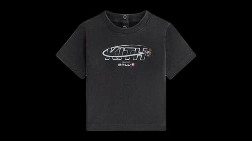 Kith x Disney Pixar Baby Wall-E Orbit Vintage Tee Black