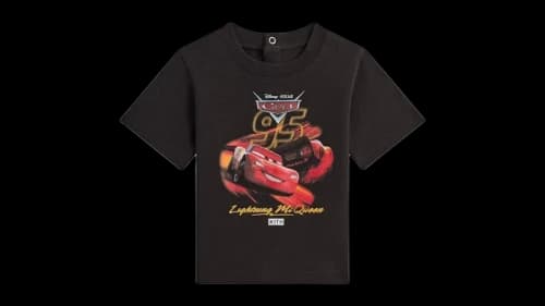Kith x Disney Pixar Baby Lightning Mcqueen Tee Black