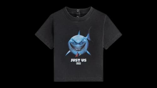 Kith x Disney Pixar Baby Finding Nemo Poster Vintage Tee Black