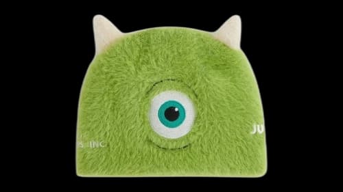Kith x Disney Pixar Baby Mike Wazowski Cuffless Beanie Key Lime