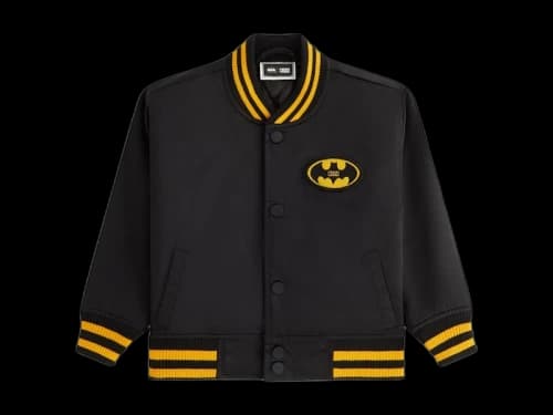 Kith x Batman Kids Satin Bomber Jacket Black