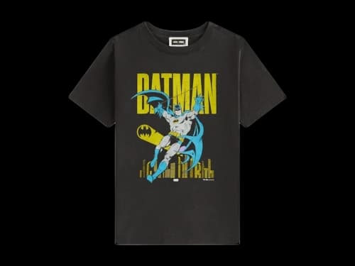 Kith x Batman Kids Classic Vintage Tee Black