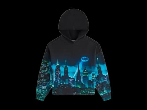 Kith x Batman Kids Gotham Nelson Hoodie Black