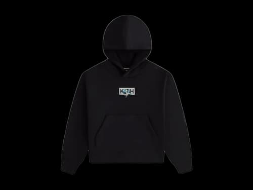 Kith x Batman Kids Classic Logo Nelson Hoodie Black