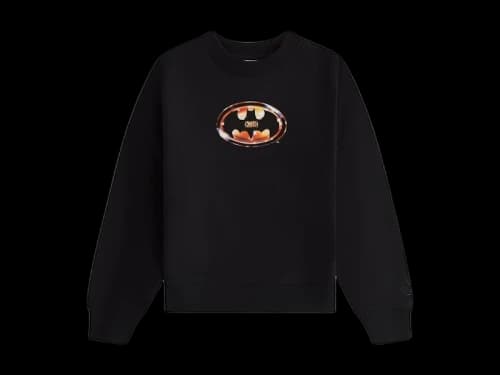 Kith x Batman Kids Iconic Nelson Crewneck Black