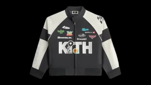 Kith x Disney Kids Pixar Racing Jacket Black