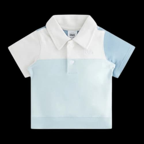 Kith Kids Baby Blocked Interlock Polo 'Helium'