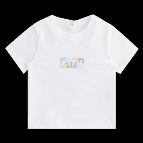 Kith Kids Baby Collage Classic Logo Tee 'White'