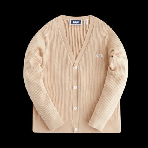Kith Kids Knit Rib Cardigan 'Birch'