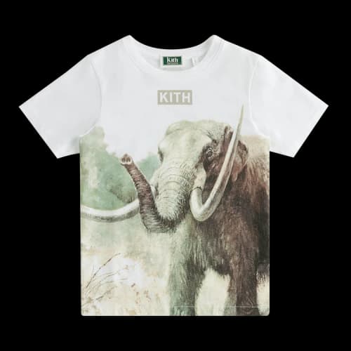 Kith Kids For AMNH Mastodon Tee 'White'