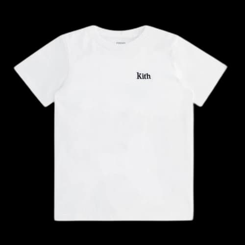Kith Kids Classic Serif Tee 'White'