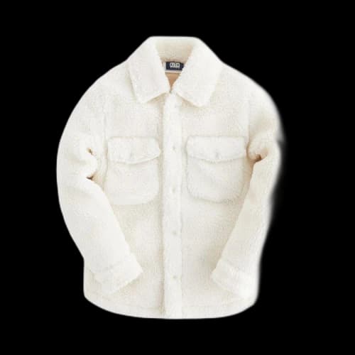 Kith Kids Sherpa Ginza Shirt Jacket 'Sandrift'