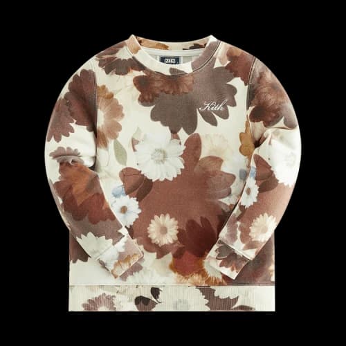 Kith Kids All-Over Print Classic Crew 'Waffle'