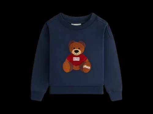 Kith Kithmas Kids Teddy Nelson Crewneck Nocturnal